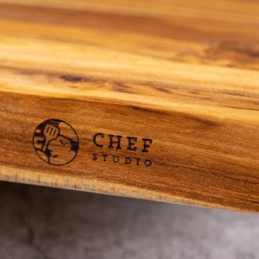 Thớt gỗ Teak chữ nhật ghép ngang